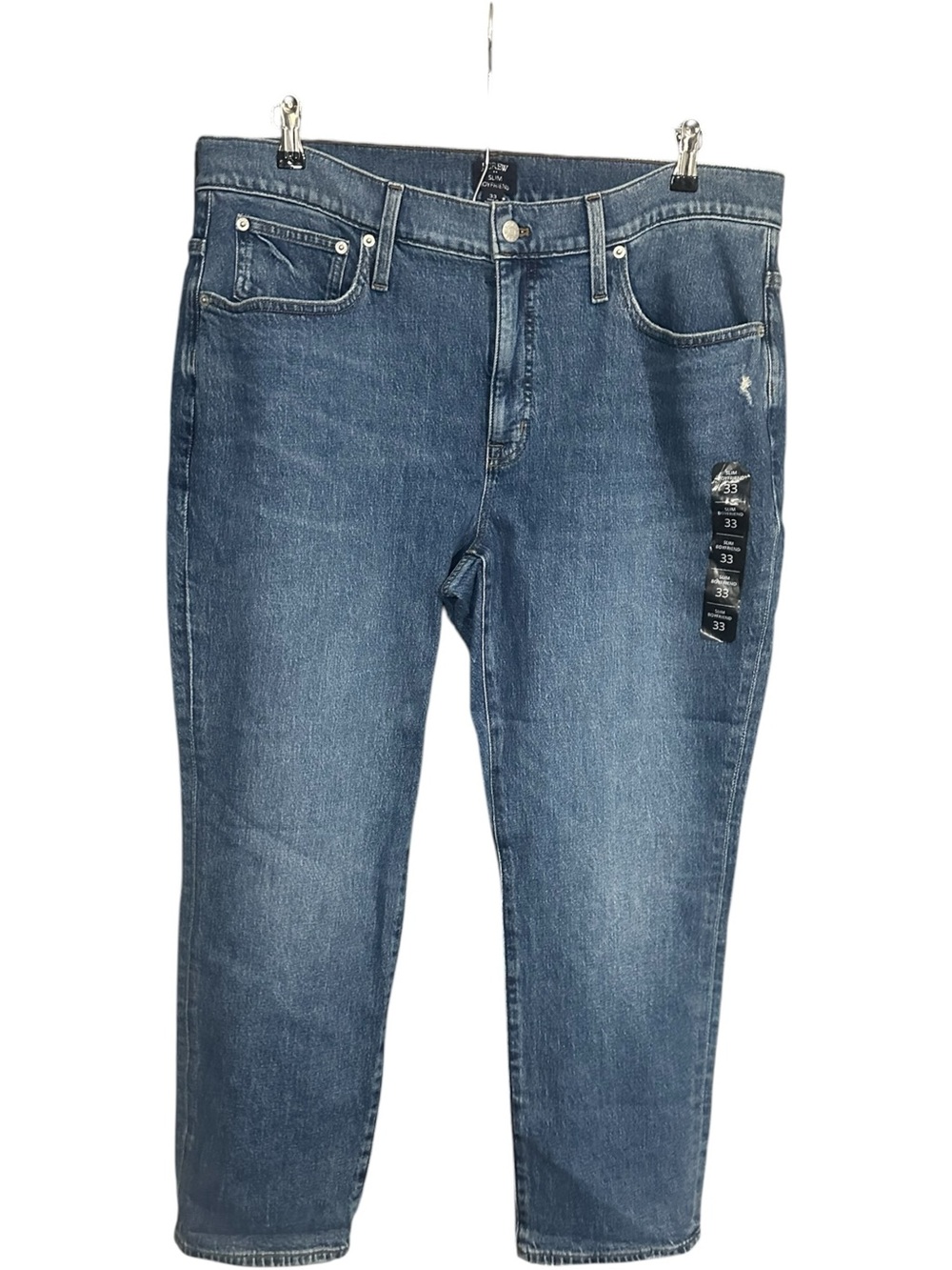 J.Crew Slim Boyfriend Jeans NWT Medium Wash Size 33